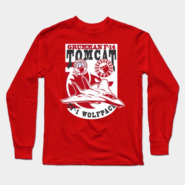 VF-1 Wolfpack Long Sleeve T-Shirt by MBK